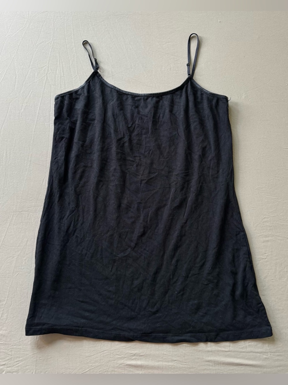 Y2K Era Ambiance Satin Trim Cami Tank Top